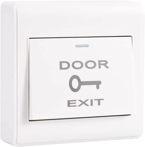 Vista 2 de Presione el botón de salida para el sistema de control de acceso de la puerta Material del ABS NO/COM Salida cuadrada forma clásica 10pcs