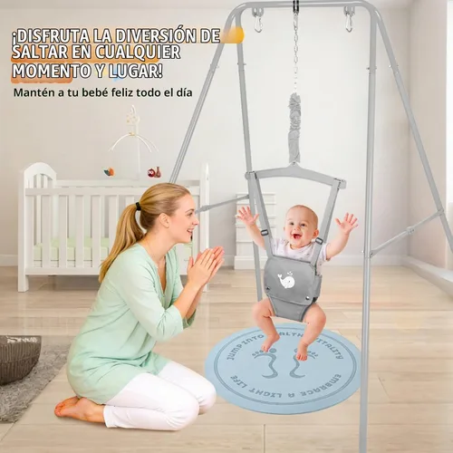 Vista 6 de Saltador de bebé con soporte, gorilas para bebés de 6 a 24 meses