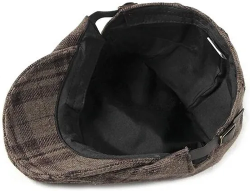 Vista 3 de paquete de 2 Algodón para hombre gorra plana Ivy Gatsby gorra sombrero