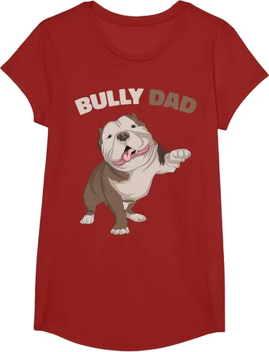 Vista 51 de American Bully Dad Dog Owner Father Funny Men T-Shirt Asphalt Grey