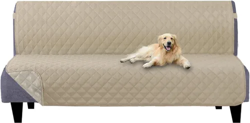 Vista 51 de U-NICE HOME Funda para sillón reclinable, reversible, con correas elásticas, resistente al agua, protege de perros y mascotas, sillón pequeño