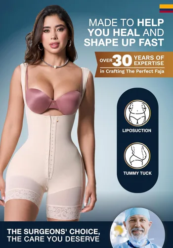 Vista 5 de Sonryse Shapewear for women Fajas Colombianas Moldeadoras Stage 2 Faja Control Shapewear after Tummy Tuck and Liposuction