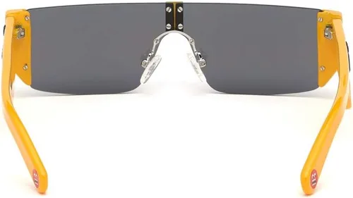 Vista 4 de GUESS Gafas de sol con logotipo sin montura x J Balvin para hombre, Amarillo