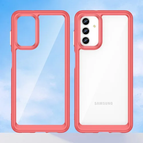 Vista 6 de Funda transparente para Galaxy A13 4G, Samsung A13 5G/Galaxy A04S con protector de pantalla HD, a prueba de golpes de policarbonato duro