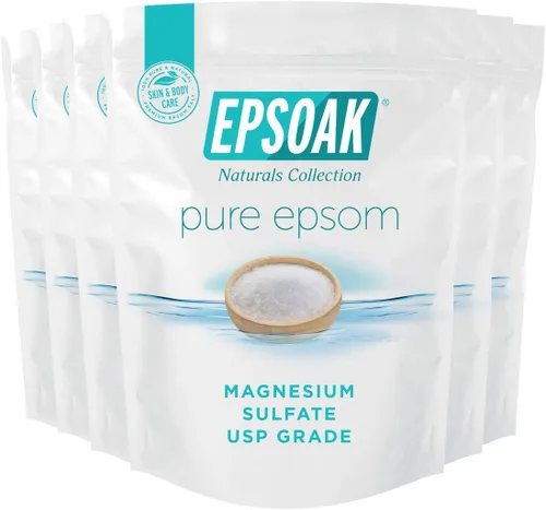 Vista 11 de Sales de Epsom para baño, spa, ducha y pies de Epsoak, Blanco
