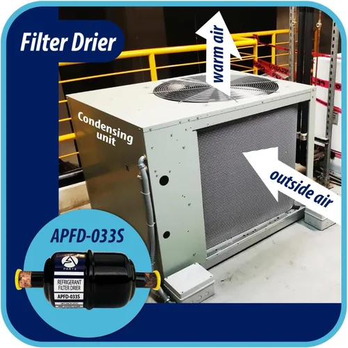 Vista 8 de Appli Parts APFD-033S 3/8 in Liquid Line Refrigerante AC Filtro Secador HVAC Refrigeración 033S ODF Sudor Soldadura conexión universal
