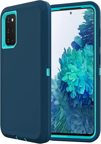 Vista 28 de Gurible - Funda para Samsung Galaxy S21 Plus, protección resistente de 3 capas, a prueba de golpes, a prueba de polvo, antiarañazos, con cubierta