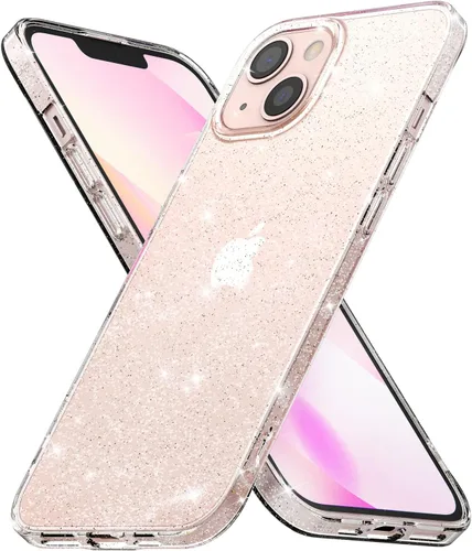 Vista 10 de Ringke Compatible con iPhone 13, Air Soft Transparente TPU a prueba de golpes, flexible, ligera, delgada funda para teléfono - Transparente