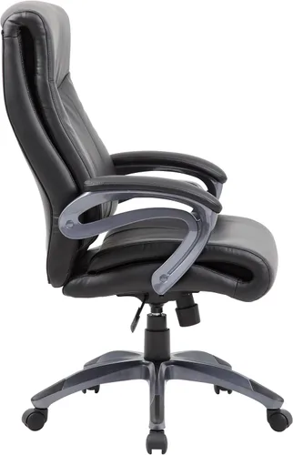 Vista 7 de Boss Office Products Silla ejecutiva de doble capa en negro