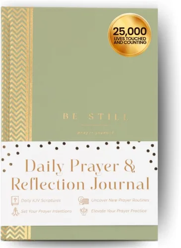 Vista 17 de Diario diario de oración con indicaciones Devocional guiado de 90 días y reflexión de las Escrituras Estudio bíblico y rastreador de crecimiento
