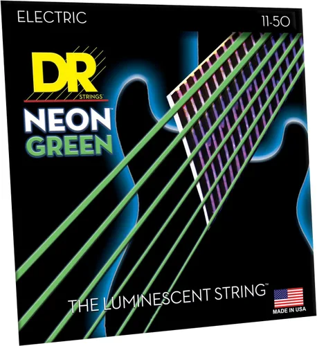Vista 34 de DR Strings NBE-9 - Cuerdas para guitarra eléctrica de color azul neón de alta definición, cuerda ligera, 9-42