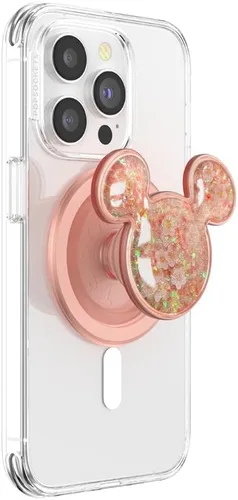 Vista 45 de PopSockets Agarre adhesivo para teléfono, soporte, soporte para teléfono, Disney - Mickey Cobweb