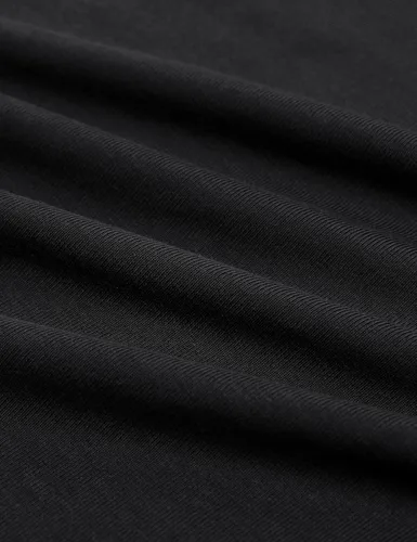 Vista 5 de CRZ YOGA Camisas de manga larga acanaladas para mujer, elásticas, de cuello alto, ajustadas, ajustadas, casuales, básicas, para otoño