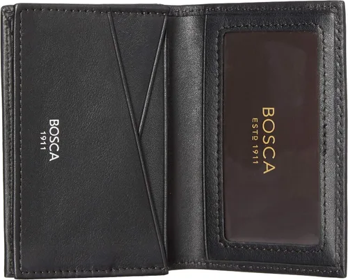 Vista 4 de Bosca Nappa Vitello - Estuche para tarjetas de bolsillo con 2 bolsillos