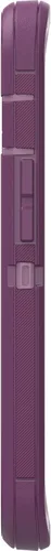 Vista 4 de OtterBox Defender Series - Funda resistente para iPhone 13 (no Mini/Pro/Pro Max), solo funda, embalaje no minorista, color morado feliz, con defensa