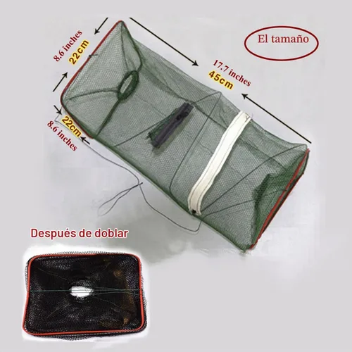 Vista 4 de 2 trampas plegables para cebo de pesca