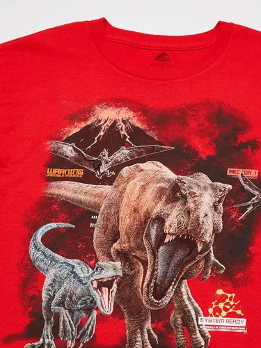 Vista 2 de Camiseta de manga corta para niños de Jurassic World