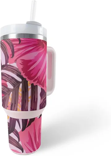 Vista 27 de MightySkins Skin - Vaso de vinilo compatible con Stanley The Quencher H2.0 FlowState de 40 onzas, Swirly, protectora, duradera y única, fácil