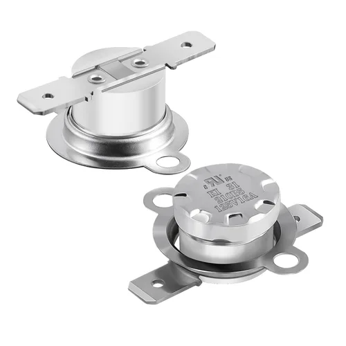 Vista 16 de UL/CUL KSD301 125V 16A Termostato, 32 °F/32°F Off NC AutoReset Normally Closed -10°C/14°F On Bimetal Thermostat for freezers, refrigerators