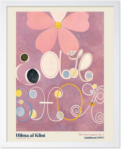 Vista 22 de Poster Master Póster de ilustración vintage, impresión retro moderna, los diez más grandes n.º 1, infancia, flor, abstracto, regalo para artista
