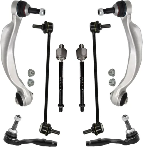 Vista 266 de Detroit Axle - Kit de brazos de control de extremo de 8 piezas para Toyota 2001-2003 Highlander 2002-2003 Camry Lexus ES300, 2 conjuntos de brazos