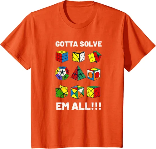 Vista 33 de Camiseta competitiva Puzzle Cube Gotta Solve Em All Speed Cubing