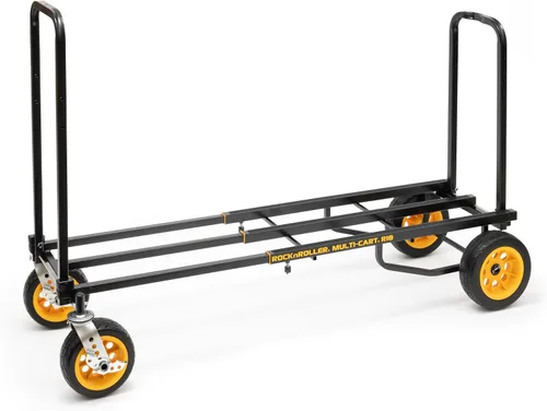 Vista 10 de Rock-N-Roller RMH1 Mini-Handtruck con capacidad de carga de 200 libras, color negro