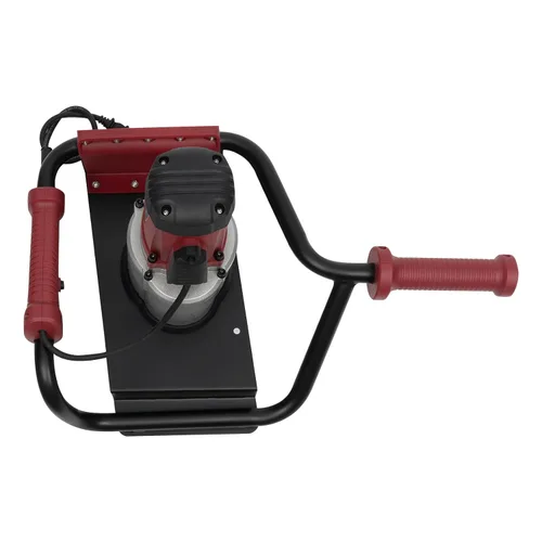 Vista 4 de 1500W 1.6HP Electric Post Hole Excavadora de extensión con brocas de 5.91 pulgadas y 3.94 pulgadas Excavadora eléctrica para plantar vallas