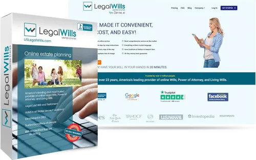 Vista 3 de Última voluntad y testamento (Código Redeemable) - Kit de testamento legal americano personalizado fácil de bricolaje