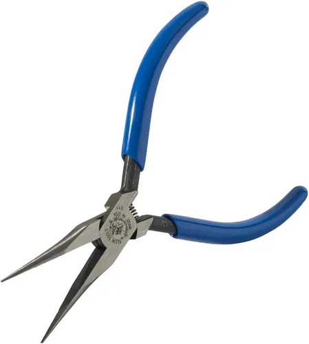 Vista 3 de Klein Tools Alicates Linemans D335-51/2C, cortadores laterales de punta de aguja, con resorte, 5 pulgadas, extra delgados