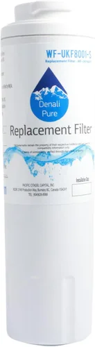 Vista 2 de Filtro de agua de repuesto para refrigerador MFI2569VEM1, compatible con el cartucho de filtro de agua Maytag UKF8001 para refrigerador