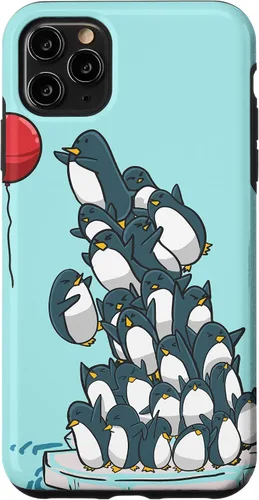 Vista 13 de Penguins Balloon Funny Sea Bird Water Animal Girls Gift Case for iPhone 17
