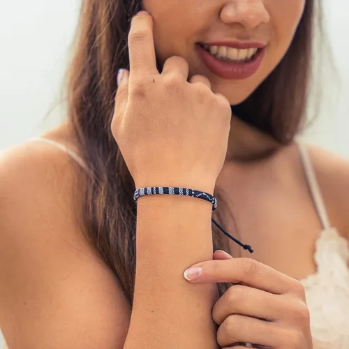 Vista 32 de Made by Nami Boho Surfer Bracelets for Men and Women Crafted from Colorful Braided Strings Adjustable and Waterproof Handmade Bracelets for Summer