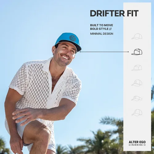 Vista 5 de Alter Ego Running Drifter Splash Sombrero transpirable diseñado para mayor comodidad, actividades al aire libre y fácil de limpiar