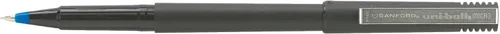 Vista 4 de uni-ball Bolígrafos de punta fina de punta fina, 0.020 in, azul, paquete de 12 y bolígrafos de punta fina ónix, 0.028 in, negro, paquete de 12