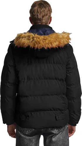 Vista 2 de Wantdo - Chaqueta de invierno con capucha y forro interior para hombre