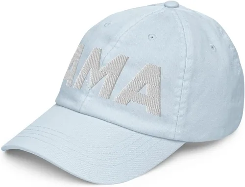 Vista 4 de AMA Airport Hat (Embroidered Pastel Baseball Cap) Flying to Amarillo Airport Gift