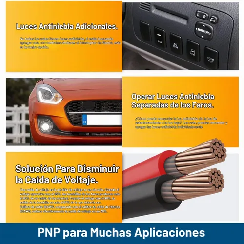 Vista 6 de H11 H8 Kit de arnés de cableado para luz de niebla para Honda Civic 2007-2012 2009-2014 A'cura TL TSX con interruptor de encendido/apagado