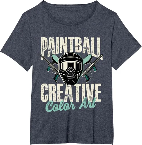 Vista 16 de Paintball Creative Color Art - Camiseta Paintball Paintball, Negro