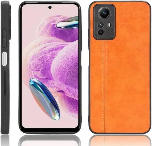 Vista 9 de Funda compatible con Xiaomi Redmi Note 12S 4G, piel sintética retro ultradelgada a prueba de golpes, compatible con Xiaomi Redmi Note 12S 4G
