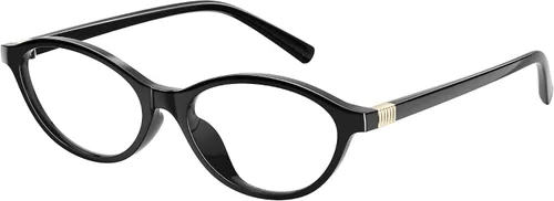 Vista 10 de Gafas de luz azul para mujer - Gafas de bloqueo de luz azul con marco ovalado pequeño de moda para juegos/computadora