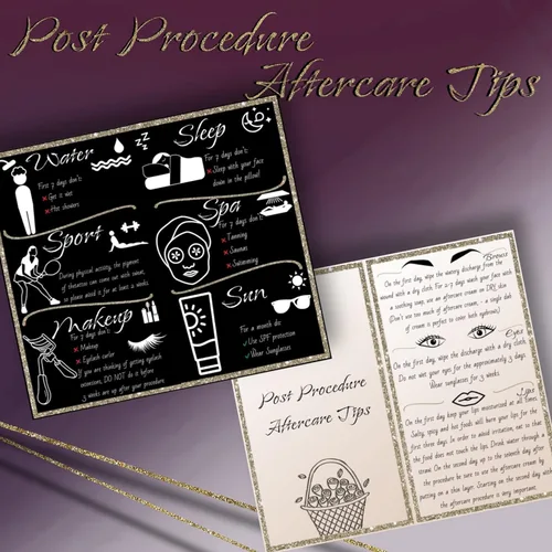 Vista 3 de El kit de cuidado posterior de PMU y Microblading [paquete de 25] incluye 125 aplicadores de microcepillo, 75 cepillos de labios, 25 cepillos