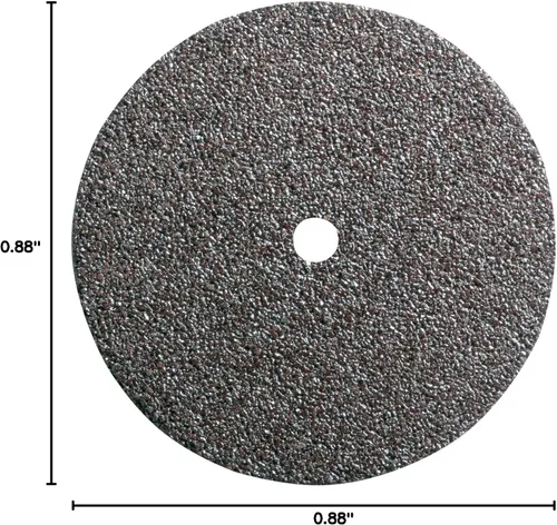 Vista 2 de Dremel Muela abrasiva media de óxido de aluminio, 7/8" de diámetro, paquete de 2, gris, compatible con amoladora angular, amoladora de troquel