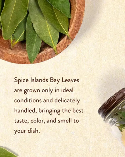 Vista 6 de Spice Islands Hoja de laurel entera, 0.14 onzas
