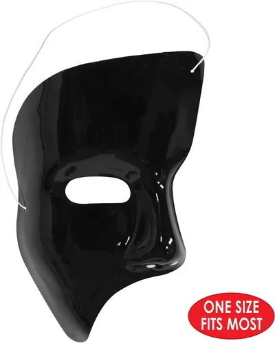 Vista 3 de Beistle 60820-BK Phantom Masks (24 unidades), color negro