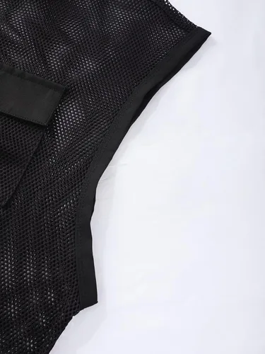 Vista 5 de GORGLITTER Conjunto de chándal sin mangas con cuello redondo y pantalones cortos para hombre