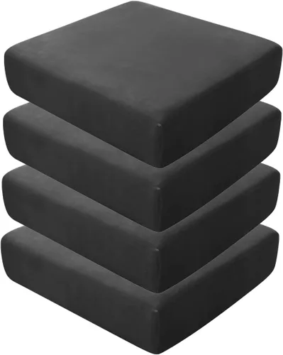 Vista 40 de Fundas de asiento de terciopelo ultra suave, fundas de cojín de asiento suave SOFE fundas de sofá con parte inferior elástica lavable funda