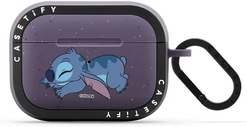 Vista 5 de CASETiFY AirPods Pro (1ª/2ª Gen) Estuche Bounce con Anillo [Colaboración Frozen] - Copo de Nieve de Anna - Taupe Mate