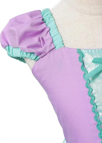 Vista 3 de MUABABY Vestido de Cosplay de la princesa de la niña con los accesorios