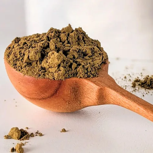 Vista 3 de One With Tea Polvo de Hojicha orgánico, polvo de té verde japonés tostado, molido en piedra, bajo en cafeína, sabor suave, 2 oz (60 g), perfecto